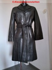 Von Holdt Ledermantel Gr. 38 schwarz, wie neu