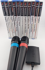 Playstation 2 PS2 SingStar/Sing Spiele SingStar Mikrofone mit Adapter - Auswahl