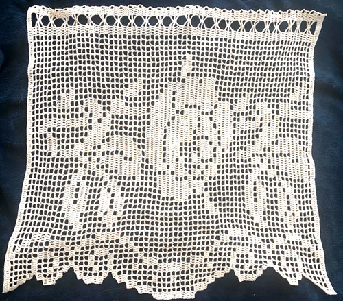 Häkelgardine handarbeit - häkelgardine,