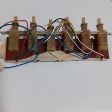 DDR,RFT,6er Um.-Schalterleiste,unbenutzt,Fernseher,Radio,alte Geräte usw.