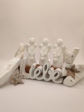 Weihnachtsdeko Engel Weiß 9 cm