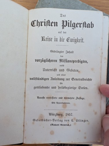 Des christen pilgerstab auf - des,