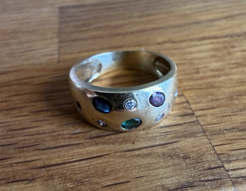 Ring gold 585 goldring k - 14,