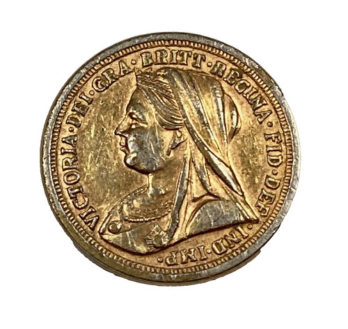 Victorian gold colour old - colour, head