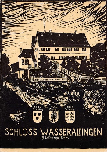 Litho aalen wasseralfingen - litho, ak