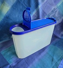 Tupperware Super Eidgenosse weiß mit Deckel Blau Gr. 3 für 2,9 L