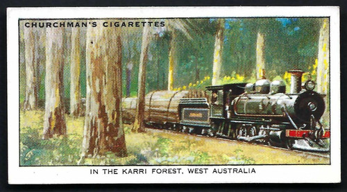 Churchman empire railways - railways,