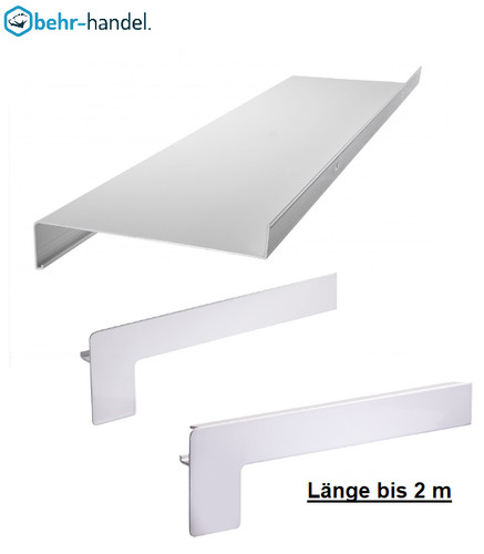 Alu fensterbank weiß - alu,