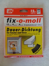 REST: Dichtung für Fenster + Türen braun  295 cm lang  9 mm breit ca. 4 mm dick