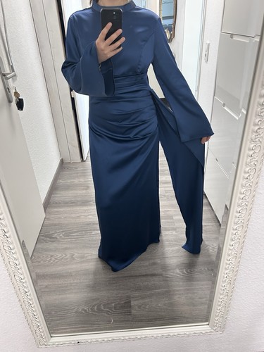 Abendkleid satin mit - abendkleid,