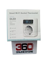Steckdosen-Thermostat WLAN - Heizung/Kühlung und Zeitschaltuhr mit 3m und 5cm