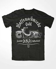 Waffenschmiede Suhl Schwalbe T-Shirt  KR51 Roller Moped Lustig Simson Star