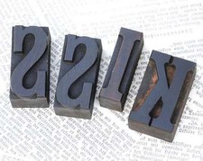 "KISS" Holzbuchstaben