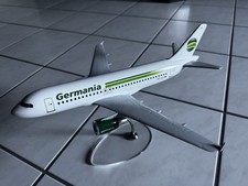 GERMANIA Airline Flugzeug Modell 1:100 Airbus A320 HB-JOG