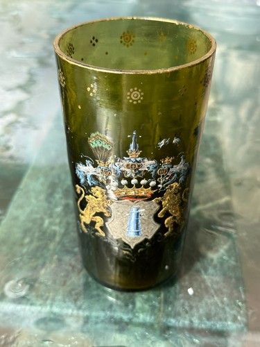 Antikes historismus glas - glas, um