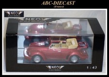 VW KAFER CABRIO SCHULT ladybug