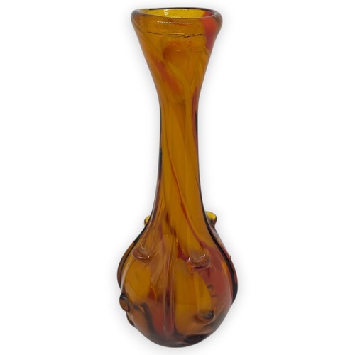 Aseda glasbruk vase orange - aseda,
