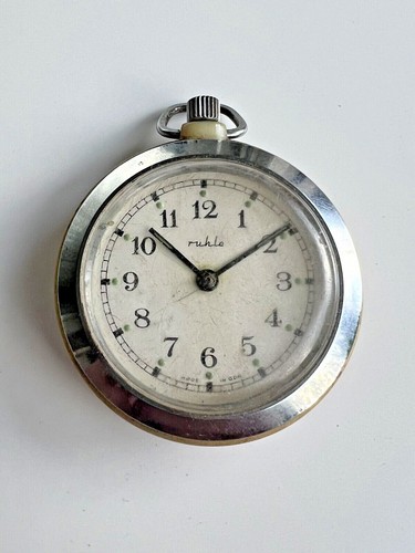 Ruhla taschenuhr ddr fabrikat - ddr,