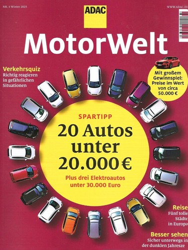 Adac motorwelt 4 - motorwelt, nr.