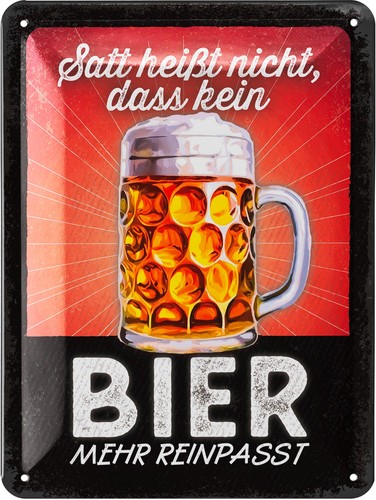 Blechschilder retro bier bar - bier,