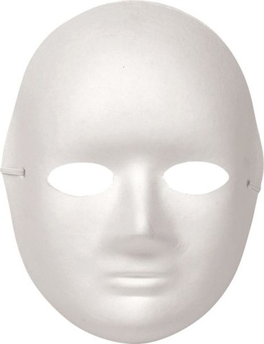 Glorex papp maske - papp-maske, frau