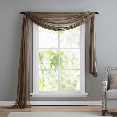 Voile querbehang - voile,