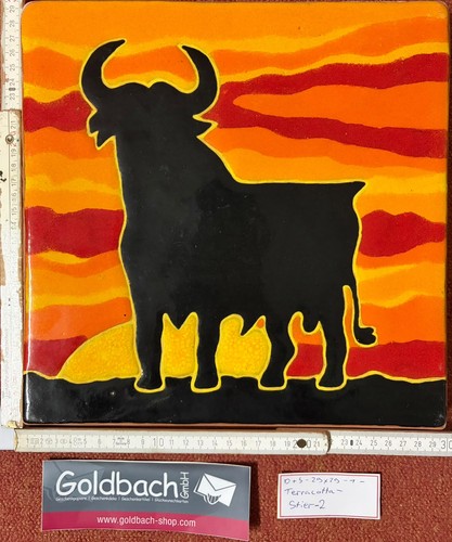 Kachelbild stier espana - kachelbild,
