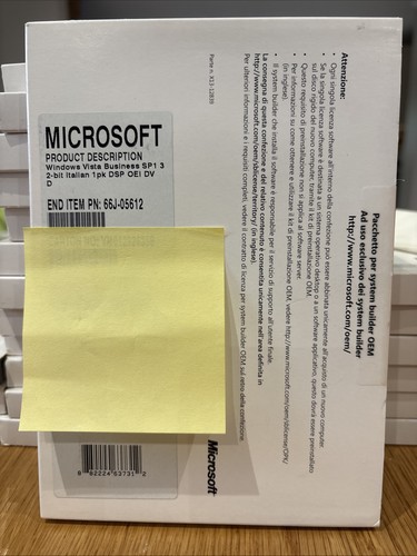 Windows vista business sp1 - business,