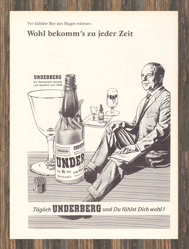 Underberg reklame - underberg,