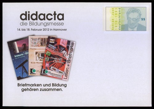 Brd ganzsache 2012 didacta - brd,