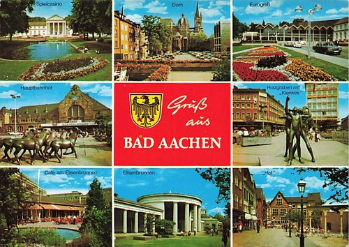 Alte bad aachen ansichten - alte, ak