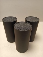 3er set  Messerblock ohne Messer, Messerblock mit Borsten Herausnehmbarer, Messe