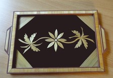 Tablett Holz DDR mit