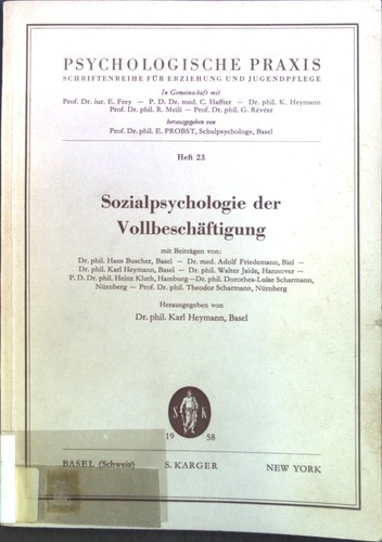 Sozialpsychologie der