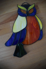 Bleiglas Eule Fensterschmuck