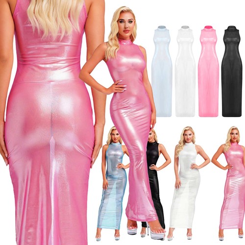 Damen ärmelloses langes kleid - damen,