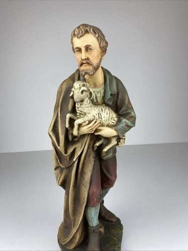 Große antike krippenfigur - antike,
