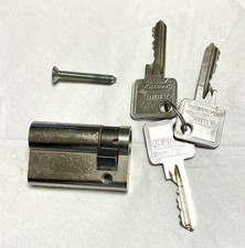 ABUS Schließzylinder Halbzylinder 10/40, 3 Schlüssel Garagentor Gartentor Tor