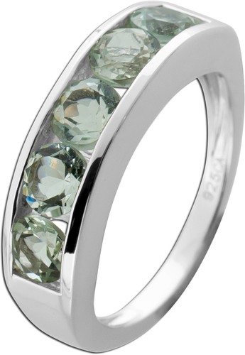 Amethyst ring silber 925 - silber, nat