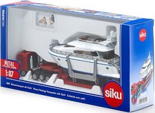 Siku 1849 SCHWERTRANSPORT mit YACHT "SUPER SERIE 1:87" NEU OVP--
