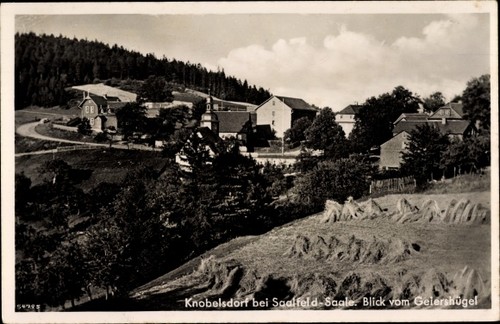 Knobelsdorf saalfeld - ak,