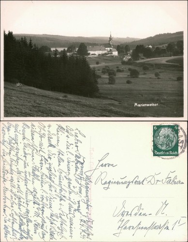 Ansichtskarte marktleugast - ansichtskarte,