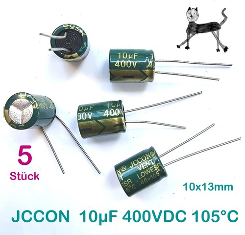 10µf 400v 105 - 400v, 105°