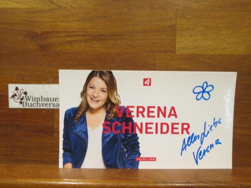 Original autogramm verena - autogramm,