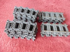Lego 9V Oval Eisenbahn Schienen 16x 2867 gebogen & 10x 2865 gerade, ZUG
