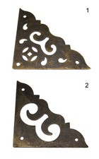 INWARIA Eckbeschlag Möbelbeschlag 4 Stk. Antikbeschlag Beschlag Zierteile, C-058