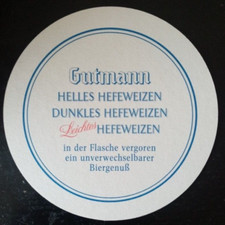 Bierdeckel Titting Brauerei Gutmann - Helles-/ Dunkles-/ Leichtes-Hefeweizen