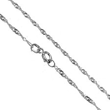 925 Sterling Silber Singapurkette 1,8mm 42cm 45cm Made in Germany Unisex  197