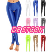 DE Damen glänzende Unterhose