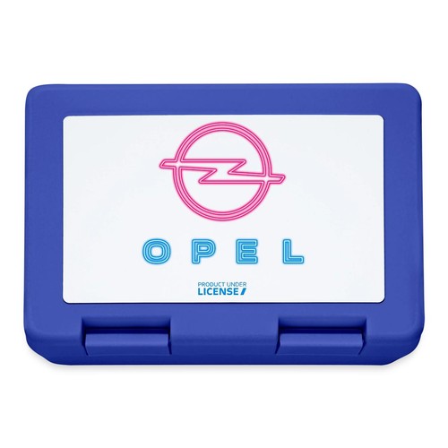 Opel neon logo blau und - opel, neon-logo